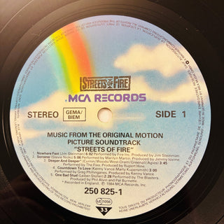 Various – Streets Of Fire (Music From The Original Motion Picture Soundtrack) LP mit OIS (VG+) - schallplattenparadis