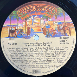 Various – Thank God It's Friday (The Original Motion Picture Soundtrack) Doppel LP (VG+) - schallplattenparadis