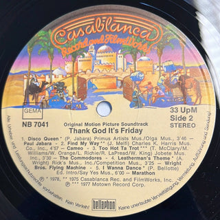 Various – Thank God It's Friday (The Original Motion Picture Soundtrack) Doppel LP (VG+) - schallplattenparadis