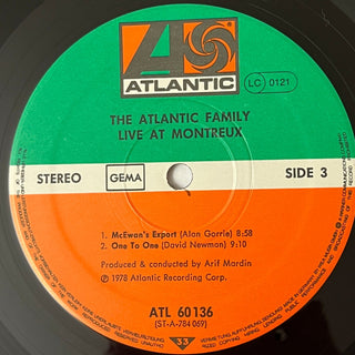 Various ‎– The Atlantic Family Live At Montreux Doppel LP (VG+) - schallplattenparadis