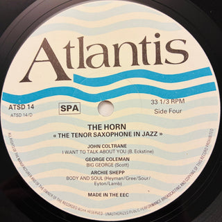 Various ‎– The Horn - The Tenor Saxophone In Jazz Doppel LP (VG+) - schallplattenparadis