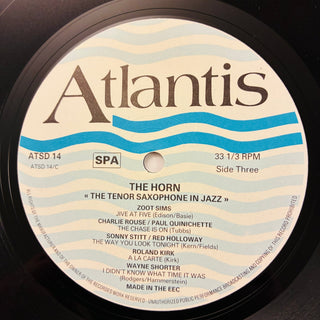 Various ‎– The Horn - The Tenor Saxophone In Jazz Doppel LP (VG+) - schallplattenparadis
