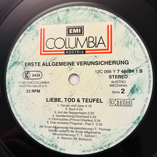 Verunsicherung (Erste Allgemeine) – Liebe, Tod & Teufel (Teil 1) LP (NM) - schallplattenparadis
