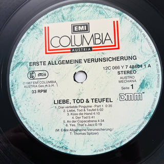 Verunsicherung (Erste Allgemeine) – Liebe, Tod & Teufel (Teil 1) LP (NM) - schallplattenparadis