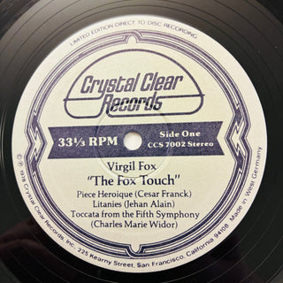 Virgil Fox ‎– The Fox Touch Volume Two LP (NM) - schallplattenparadis