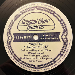 Virgil Fox ‎– The Fox Touch Volume Two LP (NM) - schallplattenparadis