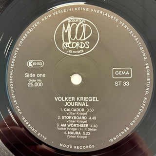 Volker Kriegel ‎– Journal LP (NM) - schallplattenparadis