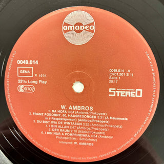 W. Ambros ‎– W. Ambros LP (NM) - schallplattenparadis