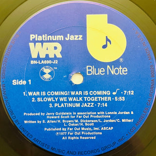 War – Platinum Jazz Doppel LP (VG) - schallplattenparadis