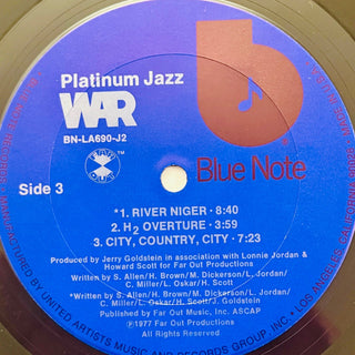 War – Platinum Jazz Doppel LP (VG) - schallplattenparadis