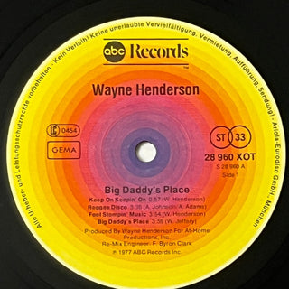 Wayne Henderson – Big Daddy's Place LP (NM) - schallplattenparadis