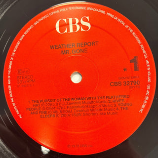 Weather Report ‎– Mr. Gone LP (NM) - schallplattenparadis