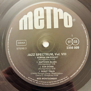 Wes Montgomery ‎– Jazz Spectrum Vol. 8 LP (NM) - schallplattenparadis