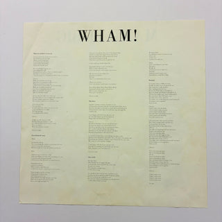 Wham! ‎– Make It Big LP mit OIS und Beiblatt (NM) - schallplattenparadis
