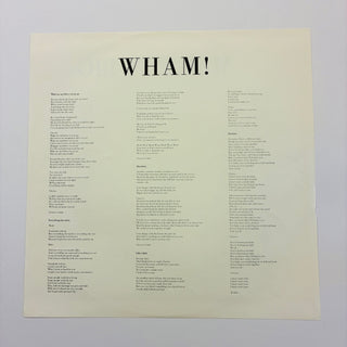 Wham! – Make It Big LP mit OIS und Beiblatt und Poster (NM) - schallplattenparadis