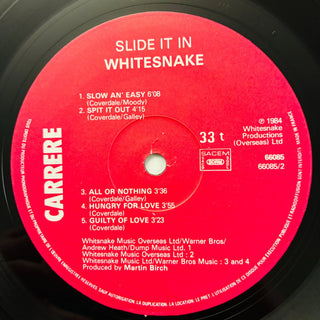 Whitesnake – Slide It In LP mit OIS (NM) - schallplattenparadis