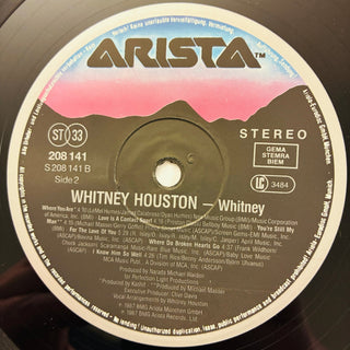 Whitney Houston ‎– Whitney LP mit OIS (VG+) - schallplattenparadis