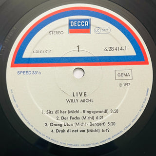 Willy Michl – Live Doppel LP (VG+) - schallplattenparadis