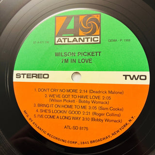 Wilson Pickett ‎– I'm In Love LP (VG+) - schallplattenparadis