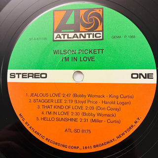 Wilson Pickett ‎– I'm In Love LP (VG+) - schallplattenparadis
