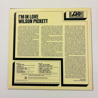 Wilson Pickett ‎– I'm In Love LP (VG+) - schallplattenparadis
