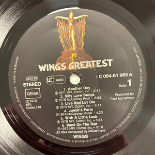 Wings ‎– Wings Greatest LP mit OIS (NM) - schallplattenparadis