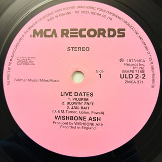 Wishbone Ash – Live Dates LP (VG+) - schallplattenparadis