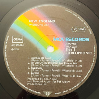 Wishbone Ash – New England LP (VG+) - schallplattenparadis