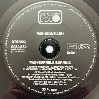 Wishbone Ash ‎– Twin Barrels Burning LP (NM) - schallplattenparadis