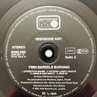 Wishbone Ash ‎– Twin Barrels Burning LP (NM) - schallplattenparadis