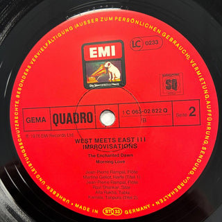 Yehudi Menuhin · Ravi Shankar · Jean-Pierre Rampal ‎– Improvisations - West Meets East 3 LP (NM) - schallplattenparadis