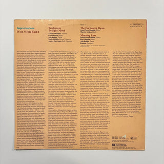 Yehudi Menuhin · Ravi Shankar · Jean-Pierre Rampal ‎– Improvisations - West Meets East 3 LP (NM) - schallplattenparadis
