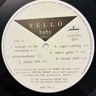 Yello – Baby LP (NM) - schallplattenparadis