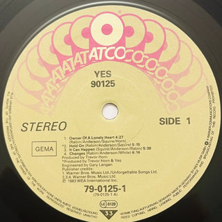 Yes ‎– 90125 LP mit OIS (VG+) - schallplattenparadis