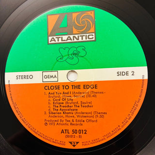 Yes – Close To The Edge LP (NM) - schallplattenparadis