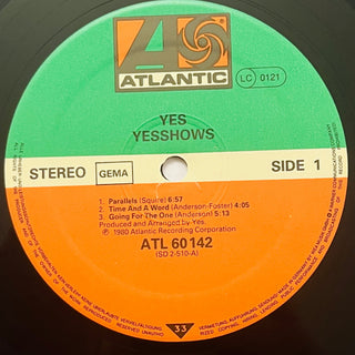 Yes ‎– Yesshows Doppel LP (NM) - schallplattenparadis