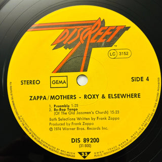 Zappa / Mothers – Roxy & Elsewhere Doppel LP (VG+) - schallplattenparadis
