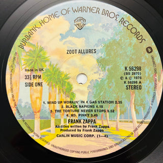Zappa – Zoot Allures LP (NM) - schallplattenparadis