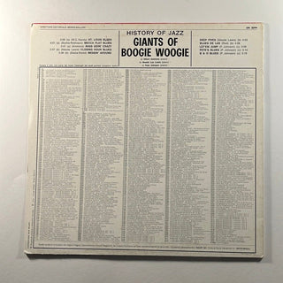 Albert Ammons, Meade Lux Lewis, Pete Johnson ‎– Giants Of Boogie Woogie LP (NM) - schallplattenparadis