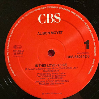 Alison Moyet - Is This Love Maxi-Single (VG) - schallplattenparadis