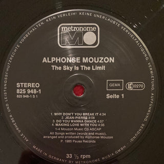 Alphonse Mouzon ‎– The Sky Is The Limit LP (NM) - schallplattenparadis