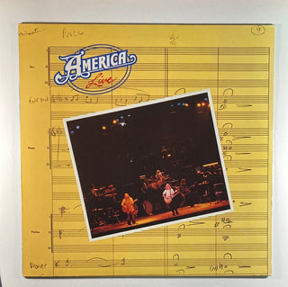 America - America Live LP mit OIS (VG+) - schallplattenparadis