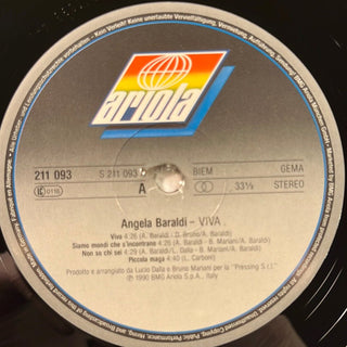 Angela Baraldi ‎– Viva LP mit OIS (VG+) - schallplattenparadis