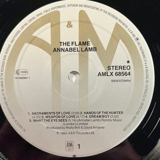 Annabel Lamb ‎– The Flame LP mit OIS (VG) - schallplattenparadis