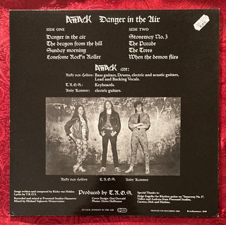 Attack  ‎– Danger In The Air LP (VG) - schallplattenparadis