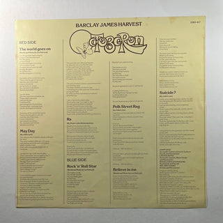 Barclay James Harvest ‎– Octoberon LP mit Beiblatt (VG+) - schallplattenparadis