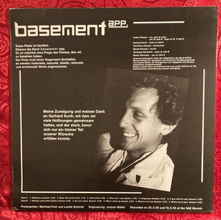 Basement App. – Basement App. LP (NM) - schallplattenparadis