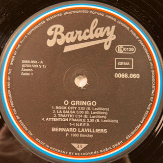 Bernard Lavilliers ‎– O Gringo LP mit OIS (VG+) - schallplattenparadis