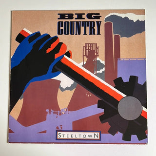 Big Country ‎– Steeltown LP mit OIS (VG+) - schallplattenparadis