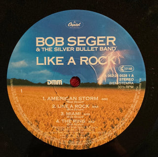 Bob Seger & The Silver Bullet Band ‎– Like A Rock LP mit OIS (VG) - schallplattenparadis